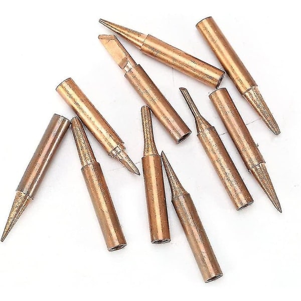 900m-t Serie Ren Kobber Loddejernspidser Form B, K, Sk, 0.8d, 1.2d, 2.4d, 3.2d, 1c, 2c, 3c