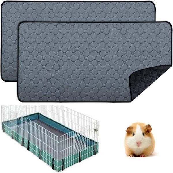 Burmattor för marsvin 60x120 cm 2-pack GINISWEETY