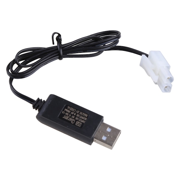 Ladekabel Batteri USB-lader Ni-Cd Ni-MH Batteripakke KET-2P Pluggadapter 9.6V 250mA Utgang Leketøybil Oppladbar