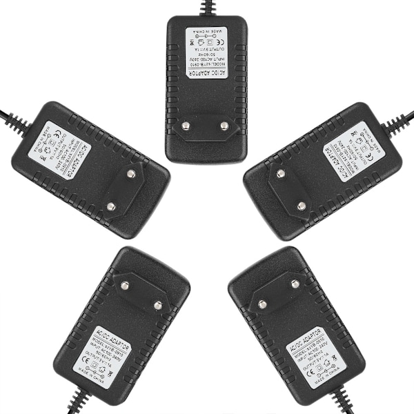 Varmebestandig Li-ion ladeadapter 9V/1A Hurtiglading med flertrinnsbeskyttelse