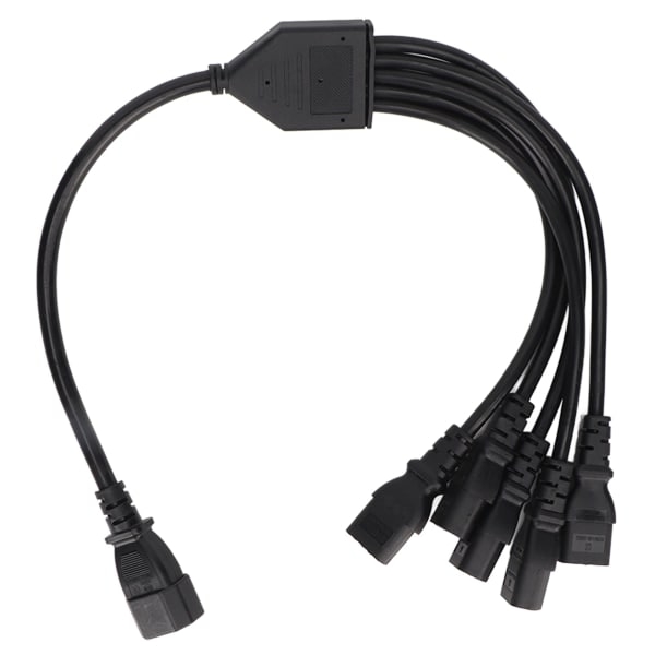 UPS PDU C14 til 5X C13 Strømadapterkabel, 10A 250V Y-Splitter, Han til Hun Strømkabel, 1.6ft