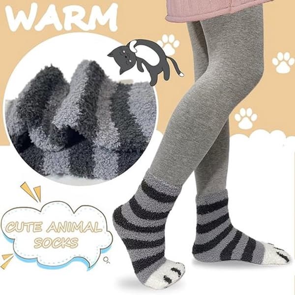 Fleece Sokker - Dame & Piger - 6 Par - Komfortable