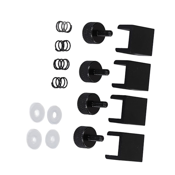 8 stk 3D-printerglasclips Justerbar universel aluminiumlegering Varmebedsklemme til Ender 3/3 Pro/V2/3S/5 Pro