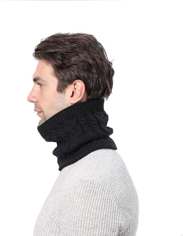 ING Talvikaulanlämmitin - Lämmin kaulanlämmitin - Unisex - Musta