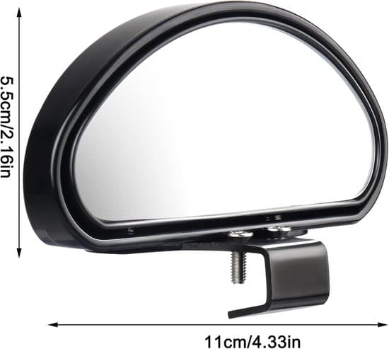 2 dödavinkelsspeglar - Döda vinkel-speglar för bil - Extra bilbackspeglar - 11 x 5,5 x 3 cm
