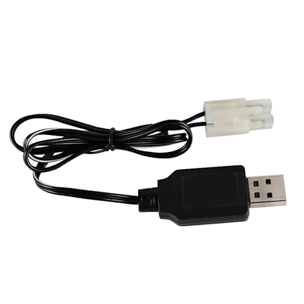 Laderkabel for kjøretøy Batteri USB-lader Ni-Cd Ni-MH Batteripakke KET-2P Pluggadapter 7.2V 250mA Utgang Lekebil