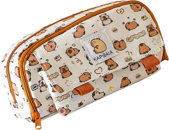 Pennfodral - Pennfodral med stor kapacitet - Polyesterfiber - 20×6×10 cm