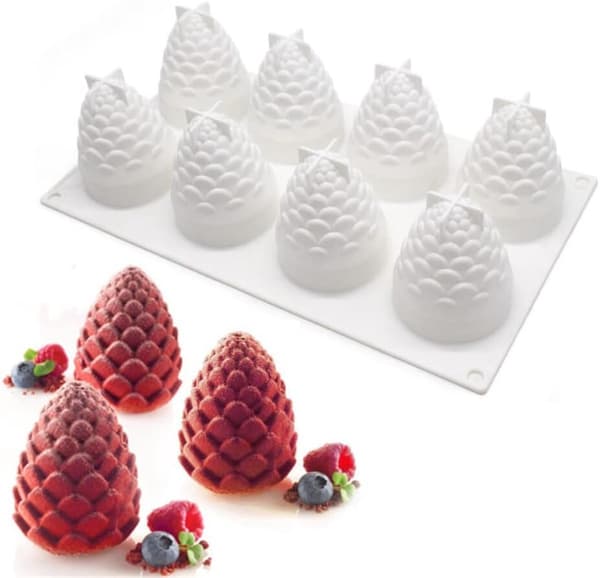 ING 3D Frugt Silikone Mousse Kageform, Chokolade Gelé Dessert, Bageform til Mousse Kage, Dekorativ Form DIY Silikone Bageplade