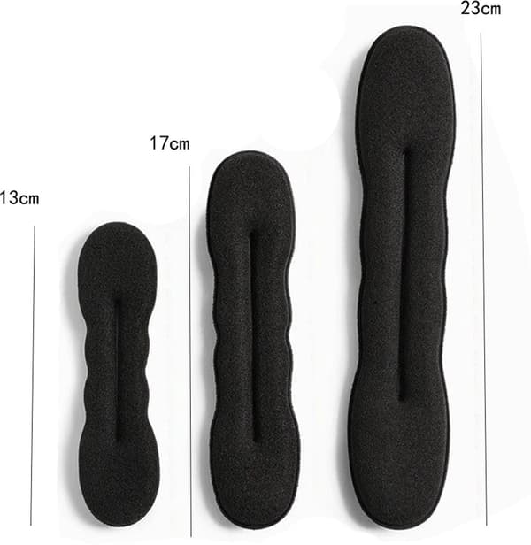Magiskt Hårknutsstylingkit, 6-pack, Svart, Fransk Uppsattsstyling