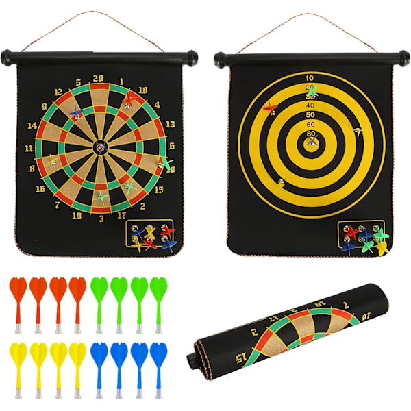 Magnetisk darttavla, Dartspel inomhus och utomhus för barn över 16 år
