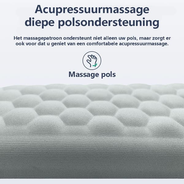 Håndboldstøtte til berøring og spil, håndledsstøtte, ergonomisk memory foam håndstøttesæt til skrivebord og spil (grå)