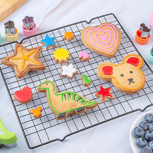 13-delt kakeformsett for barn, sandwichkutter, kakekutter, toaststempelkutter, søte fruktkuttere