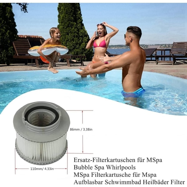Reservefilter til Ms-pa FD2089 Kompatibel med alle nuværende M