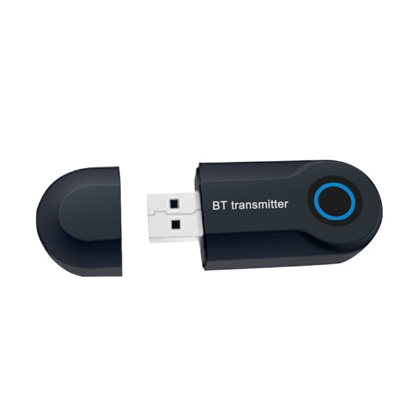 1 Bluetooth-sändare Trådlös ljudadapter 3,5 mm Körningsfri Stereo TV Dator Skrivbord Dedikerad