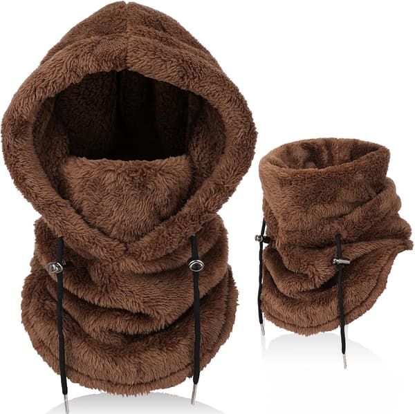 Svart kattöronmössa, varm stickad vintermössa, broderad ullmössa, söt höst- och vinterkläder för flickor Brown
