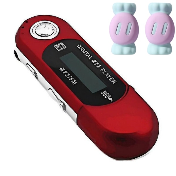 USB MP3-spelare - Bärbar musikspelare med digital LCD-skärm - 4 GB stort lagringsutrymme - Kompakt och enkel att använda