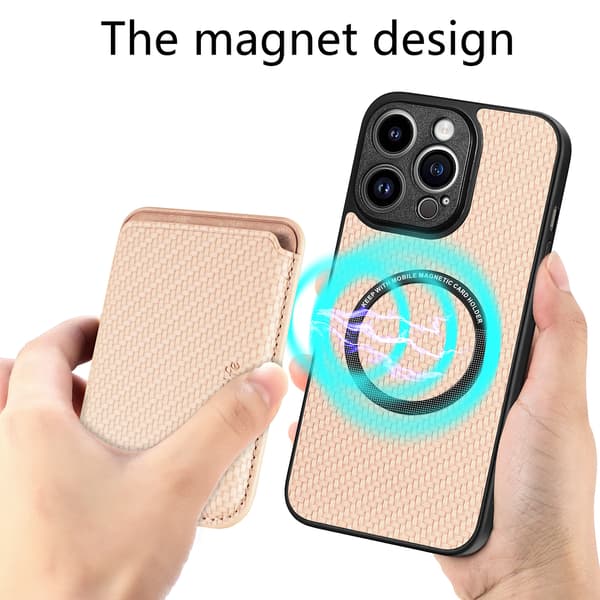 iPhone 16 Plus mobilskal med magnetisk korthållare