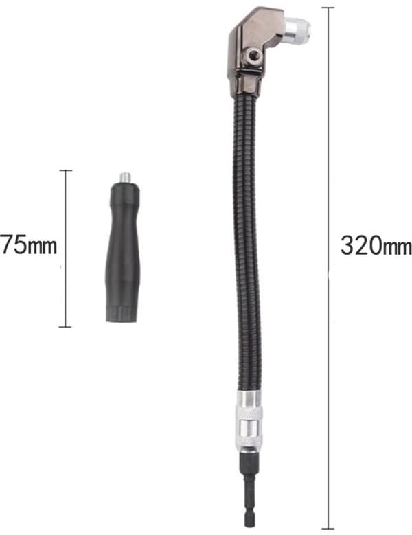 Magnetisk bitsholder - Fleksibel bitsholder - Bitsholder - Universell bitsholder - Bitforlenger vinkeladapter - Bitsholderforlenger - Fleksibel