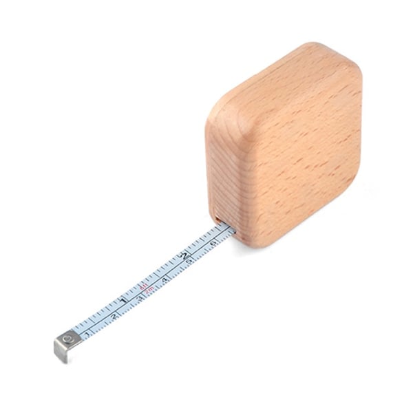 Tape measure, wooden case tape measure 2m, folding cloth tape measure for sewing tailor medical craft cloth