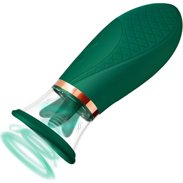 Kittlande klitorisstimulator för henne, tungliknande vibrator nippelstimulator