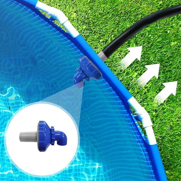 360° roterende poolindløbsventil, Ø32mm, kompatibel med Intex Bestway, Model 1