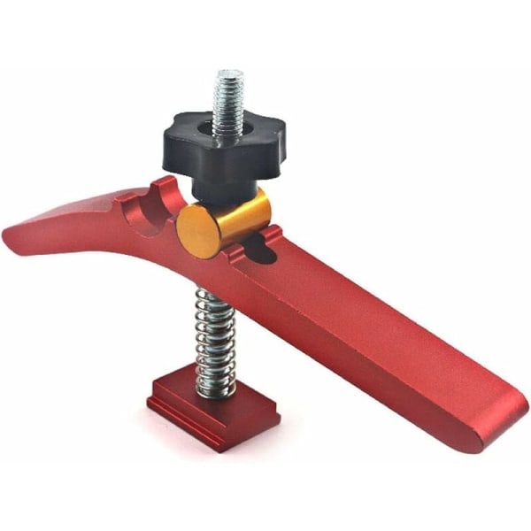 Skruklems One Hand Clamp Aluminium Legering T-Spor Holdklems T-Skinne Klemssett Elik