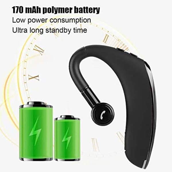 Bluetooth Headset, Trådløs, 22 Timers Taletid, Mikrofon