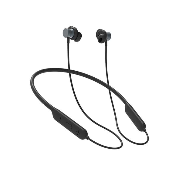 Bluetooth-hovedtelefoner til nakken, sorte, tilgængelige til iPhone og Android 0.01
