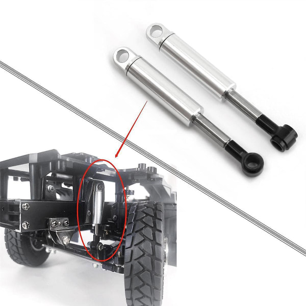 Metallupphängning för 1/14 RC-biltrailertruck Uppgraderingsdelar Röd([HK])