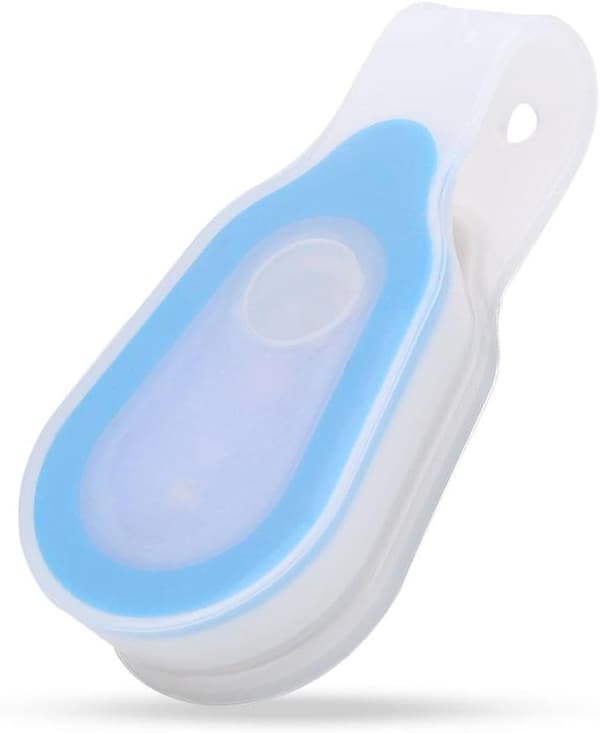 Silikon Clip-On LED Mini Nattlampa för Ryggsäckar, Jackor & Väskor, Blå