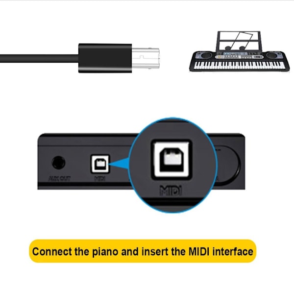 USB-B till Typ-C Konverter MIDI Adapter USB-B TILL MINI USB-B to mini USB USB-B to mini USB