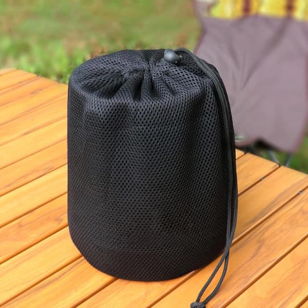 Klesklypepose Organizer - Klypepose - Utendørsaktiviteter - Elastisk nettingmateriale - 14x16cm - Svart