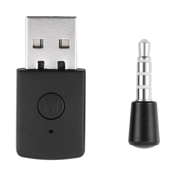Mini USB 2.0 Bluetooth 5.1 Adapter/Dongle, Mottaker og Sender for PS4/PlayStation