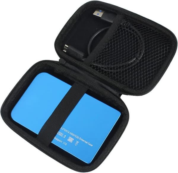 Ekstern Harddisk Kabinet - 2,5-tommer Bærbart Stødsikkert Harddisk Kabinet