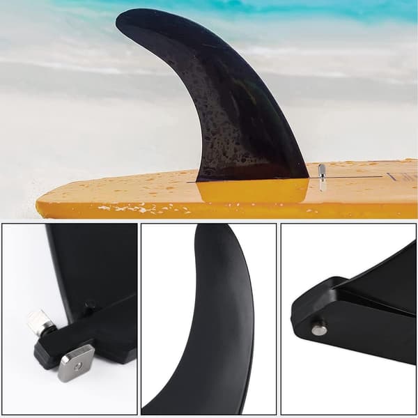 Avtakbar finne for stand-up paddleboards, kajakker, SUP surfebrett, longboard - universal