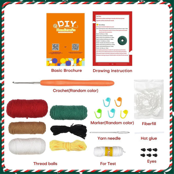 Virka kit för nybörjare, DIY virka kit med steg-för-steg video tutorials, Lär dig virka kit([HK])