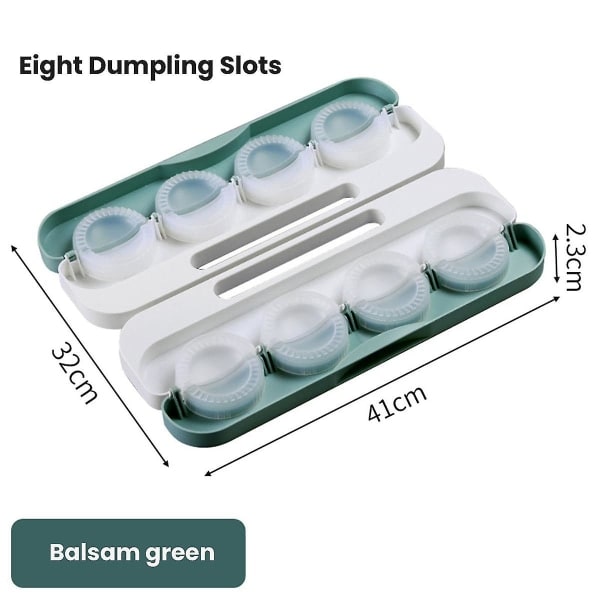Ny 8-i-1 Dumplingmaskin Lat Spesialverktøy for å lage Dumplings Manuell Dumplingmaskin Formsett