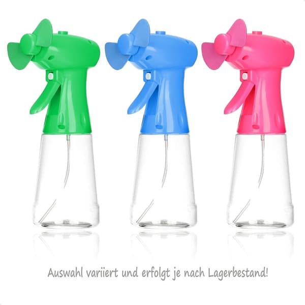 3-pak sprayventilator – Sprayventilator – Sommerkøling – Mini håndholdt sprayventilator [Tilfældig stil] (3-pak)