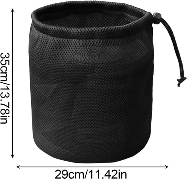 Klesklypepose Organizer - Klypepose - Utendørsaktiviteter - Elastisk nettingmateriale - 14x16cm - Svart