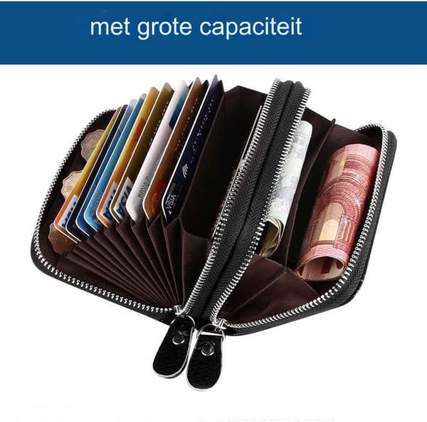 ING Wallet - Sort pung - RFID med møntrum