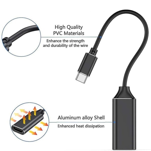 USB-C - HDMI-sovitin, 4K Type-C - HDMI-sovitin