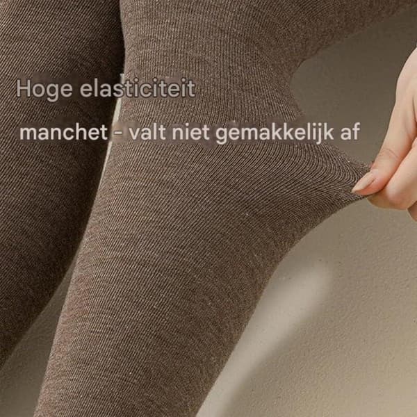 ING Knestrømper - Over-kneet strømper - 100 cm lengde - Størrelse 36-40 - Khaki