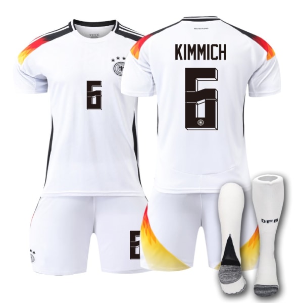 2024-2025 Säsong UEFA Tyska  Nr.6 Jersey Set NO.6 Kimmich 16(95-105cm)