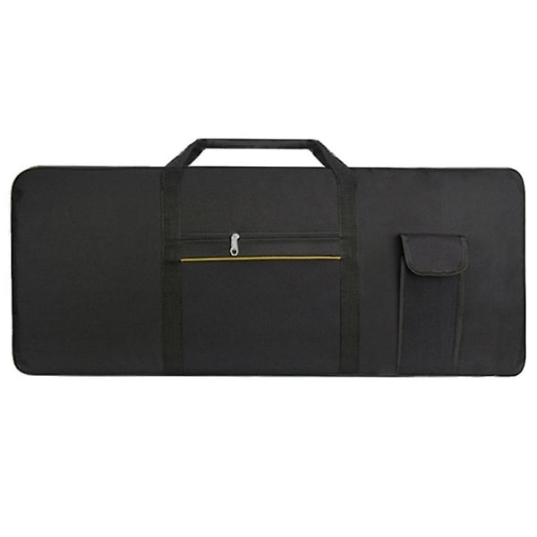 Bärbar 61 Tangenters Elektronisk Piano Keyboard Gig Bag Väska 600d Väska - Perfekt