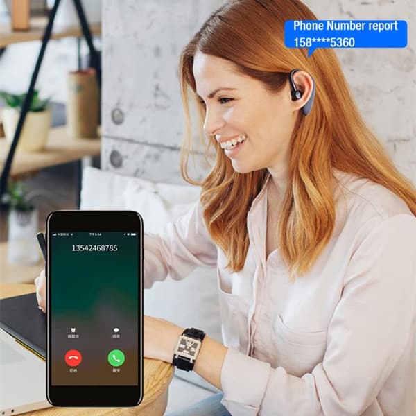 Bluetooth Headset, Trådløs, 22 Timers Taletid, Mikrofon
