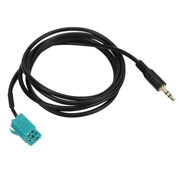 Bilstereo-kabel 3,5 mm AUX stereoinngangadapter passer for Clio/Megane/Espace/Kangoo/Laguna/Scenic/Trafic 2005-2011