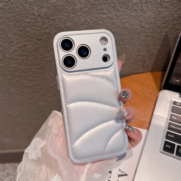 Velegnet til iPhone 17 mobiltelefoncover, dekompressions dunjakke materiale