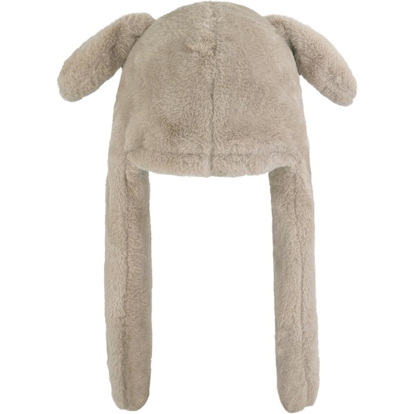Anime Hvit Hundøre Bevegelig Hoppende Lue Fluffy Beanie Beanie Myk Varm Vinter Hodeplagg Søte Huer For Kvinner c c