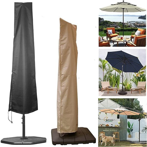 Parasolovertræk - Stående parasol - 190×50×30cm - Sort