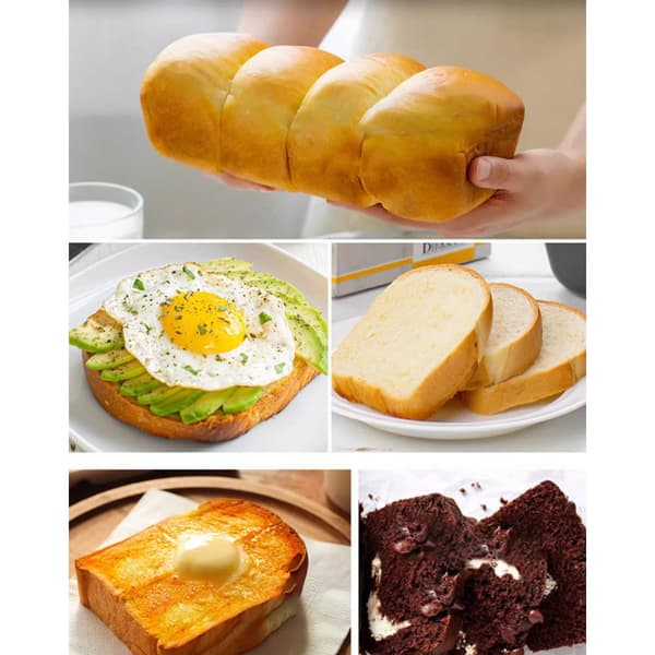 Non-stick brødform i kulstofstål - 27,7 x 9,7 x 6 cm - Rektangulær - Sort